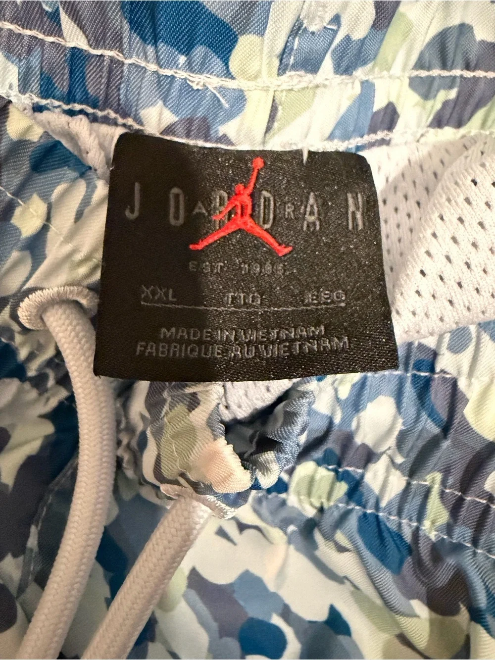 Jordan poolside printed swim short, size xxl